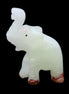 Afghan Jade hand-carved Elephant 68*28*110mm 225g in sunlight - Rocks and Things Store