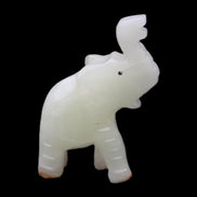 Afghan Jade hand-carved Elephant 68*28*110mm 225g in sunlight - Rocks and Things Store