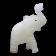 Afghan Jade hand-carved Elephant 68*28*110mm 225g in sunlight - Rocks and Things Store