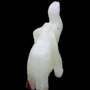 Afghan Jade hand-carved Elephant 68*28*110mm 225g in sunlight - Rocks and Things Store