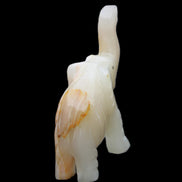 Afghan Jade hand-carved Elephant 75*35*112mm 245g in sunlight - Rocks and Things Store