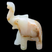 Afghan Jade hand-carved Elephant 75*35*112mm 245g in sunlight - Rocks and Things Store