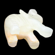 Afghan Jade hand-carved Elephant 75*35*112mm 245g in sunlight - Rocks and Things Store