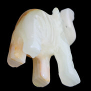 Afghan Jade hand-carved Elephant 75*35*112mm 245g in sunlight - Rocks and Things Store