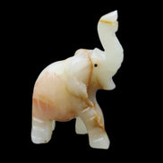 Afghan Jade hand-carved Elephant 73*35*113mm 271g in sunlight - Rocks and Things Store