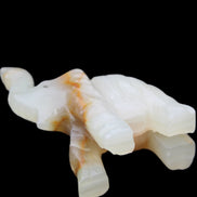 Afghan Jade hand-carved Elephant 73*35*113mm 271g in sunlight - Rocks and Things Store