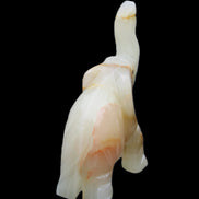 Afghan Jade hand-carved Elephant 73*35*113mm 271g in sunlight - Rocks and Things Store