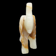 Afghan Jade hand-carved Elephant 73*35*113mm 271g in sunlight - Rocks and Things Store
