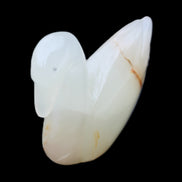 Afghan Jade hand-carved Swan 100*35*82mm 295g in sunlight - Rocks and Things Store