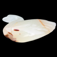 Afghan Jade hand-carved Swan 100*35*82mm 295g in sunlight - Rocks and Things Store