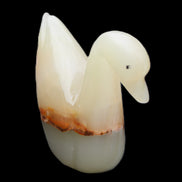 Afghan Jade hand-carved Swan 103*32*85mm 328g in sunlight - Rocks and Things Store