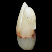 Afghan Jade hand-carved Swan 103*32*85mm 328g in sunlight - Rocks and Things Store