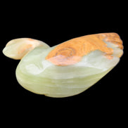 Afghan Jade hand-carved Swan 103*33*76mm 309g in sunlight - Rocks and Things Store