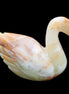 Afghan Jade hand-carved Swan 103*31*86mm 317g in sunlight - Rocks and Things Store