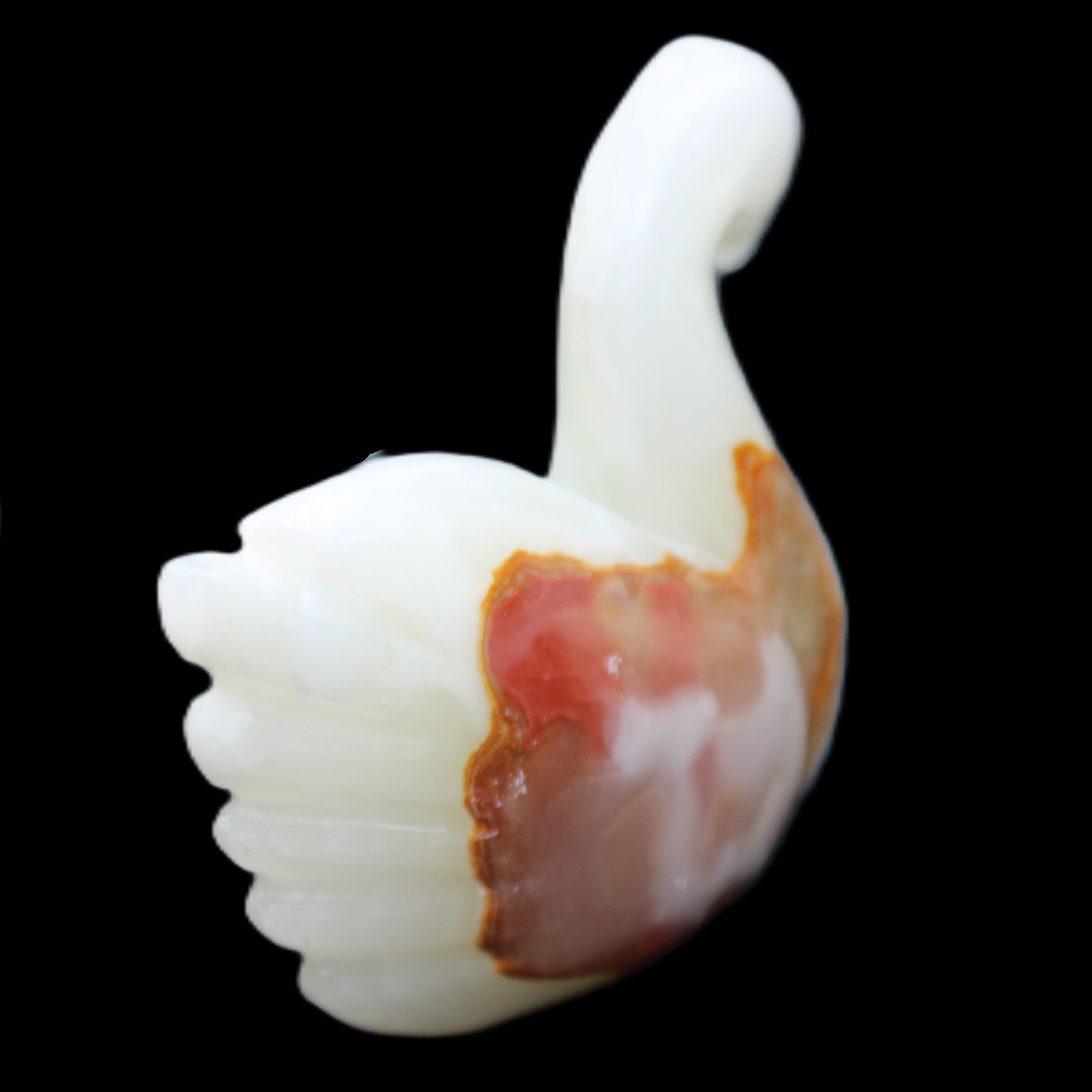 Afghan Jade hand-carved Swan 95*31*84mm 312g in sunlight - Rocks and Things Store