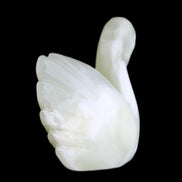 Afghan Jade hand-carved Swan 95*31*87mm 309g in sunlight - Rocks and Things Store