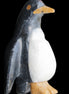 Jade and marble hand-carved Penguin 68*48*103mm 276g in sunlight - Rocks and Things Store