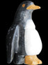 Jade and marble hand-carved Penguin 66*47*104mm 285g in sunlight - Rocks and Things Store