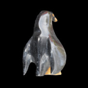 Jade hand-carved Penguin 70*43*97mm 277g in sunlight - Rocks and Things Store