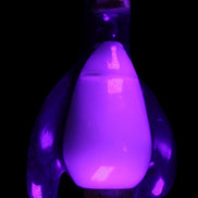 Jade hand-carved Penguin 93*61*154mm 787g in UV light - Rocks and Things Store