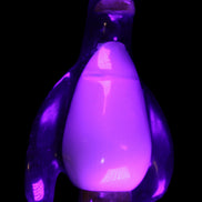 Jade hand-carved Penguin 93*61*154mm 787g in UV light - Rocks and Things Store