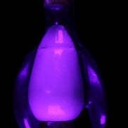 Jade hand-carved Penguin 93*61*154mm 787g in UV light - Rocks and Things Store