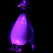 Jade hand-carved Penguin 93*61*154mm 787g in UV light - Rocks and Things Store