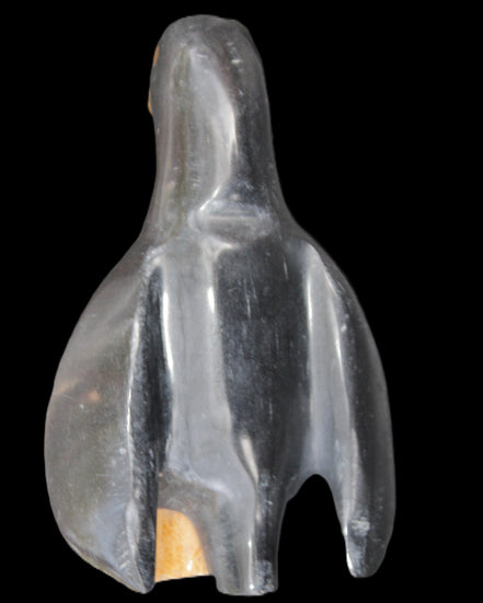 Jade hand-carved Penguin 93*61*154mm 787g in sunlight - Rocks and Things Store
