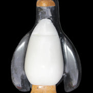 Jade hand-carved Penguin 93*61*154mm 787g in sunlight - Rocks and Things Store