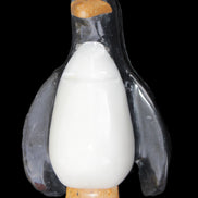Jade hand-carved Penguin 93*61*154mm 787g in sunlight - Rocks and Things Store