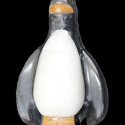 Jade hand-carved Penguin 93*61*154mm 787g in sunlight - Rocks and Things Store