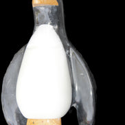 Jade hand-carved Penguin 93*61*154mm 787g in sunlight - Rocks and Things Store
