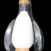 Jade hand-carved Penguin 93*61*154mm 787g in sunlight - Rocks and Things Store