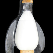 Jade hand-carved Penguin 93*61*154mm 787g in sunlight - Rocks and Things Store
