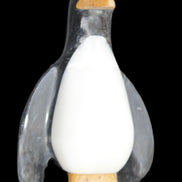 Jade hand-carved Penguin 93*61*154mm 787g in sunlight - Rocks and Things Store