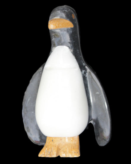 Jade hand-carved Penguin 93*61*154mm 787g in sunlight - Rocks and Things Store
