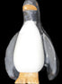 Jade hand-carved Penguin 93*61*154mm 787g in sunlight - Rocks and Things Store