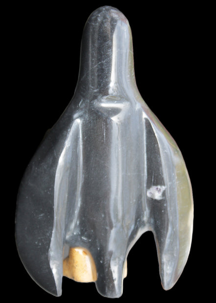Jade hand-carved Penguin 97*64*150mm 801g in sunlight - Rocks and Things Store
