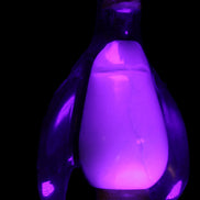 Jade hand-carved Penguin 97*64*150mm 801g in UV light - Rocks and Things Store