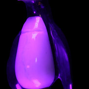 Jade hand-carved Penguin 97*64*150mm 801g in UV light - Rocks and Things Store
