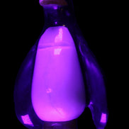 Jade hand-carved Penguin 97*64*150mm 801g in UV light - Rocks and Things Store