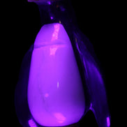 Jade hand-carved Penguin 97*64*150mm 801g in UV light - Rocks and Things Store