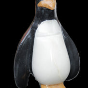 Jade hand-carved Penguin 97*64*150mm 801g in sunlight - Rocks and Things Store