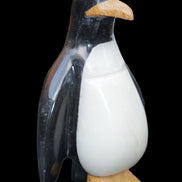 Jade hand-carved Penguin 97*64*150mm 801g in sunlight - Rocks and Things Store
