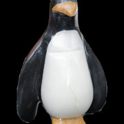 Jade hand-carved Penguin 97*64*150mm 801g in sunlight - Rocks and Things Store