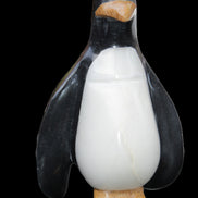 Jade hand-carved Penguin 97*64*150mm 801g in sunlight - Rocks and Things Store