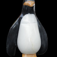 Jade hand-carved Penguin 97*64*150mm 801g in sunlight - Rocks and Things Store
