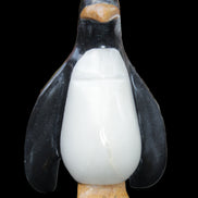 Jade hand-carved Penguin 97*64*150mm 801g in sunlight - Rocks and Things Store
