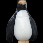 Jade hand-carved Penguin 97*64*150mm 801g in sunlight - Rocks and Things Store