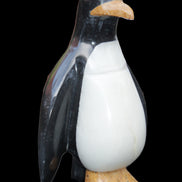 Jade hand-carved Penguin 97*64*150mm 801g in sunlight - Rocks and Things Store